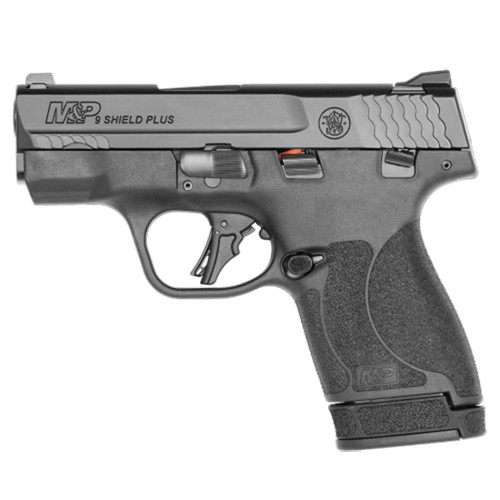 S&W M&P9 Shield Plus Handgun 9mm Luger 10rd & 13rd Magazines (2) 3.1" Barrel Manual Safety Black