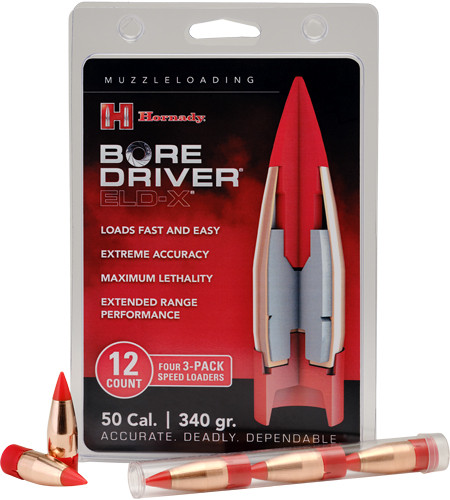 HORNADY 50CAL BORE DRIVER 340GR FTX 12-COUNT