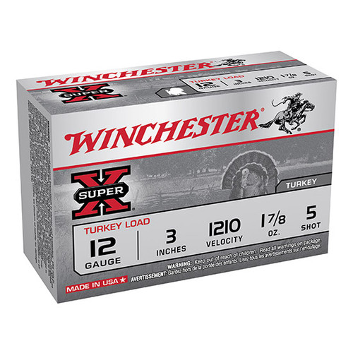 WIN SUPER-X TKY 12GA 3 1-7/8OZ #5 10/10