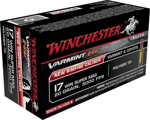 WIN VARMINT HV 17WSM 20GR V-MAX 50/10