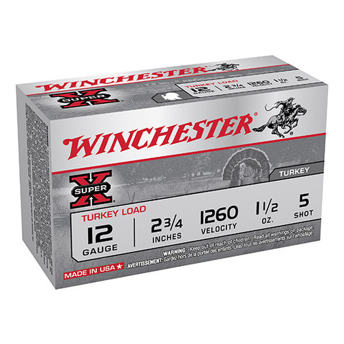 WIN SUPER-X TKY 12GA 2.75 1.5OZ #5 10/10