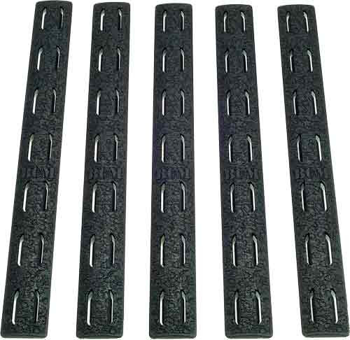 BCM RAIL PANEL KIT KEYMOD 5.5" BLACK 5 PACK
