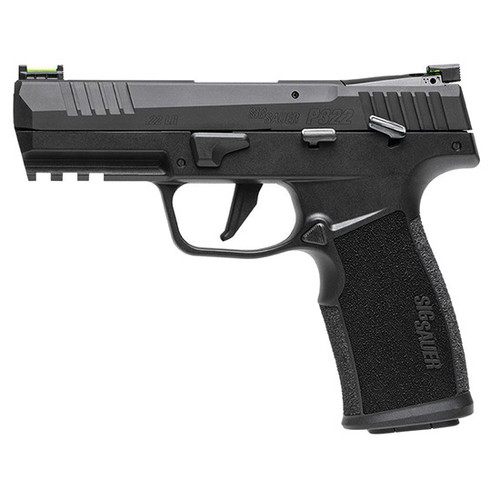 Sig Sauer P322 Handgun .22 LR 10rd Magazines (2) 4" Barrel Black Optics Ready Fiber Optic Sights
