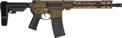 CMMG PISTOL BANSHEE MK4 5.56MM 12.5" 30RD W/RIP BRACE BRONZE