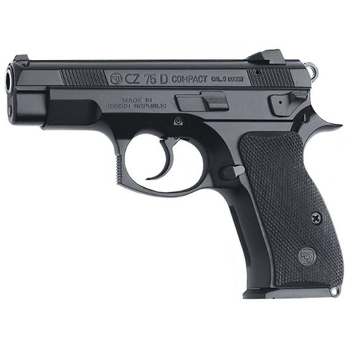 CZ 75 D PCR COMPACT 9MM 3.75 DECOCKER BLK 14RD