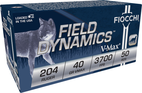 FIO FIELD 204RUG 40GR HORNADY VMAX 50/20