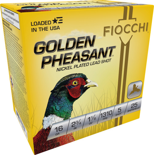 FIO GOLDEN PHEASANT 16GA 2.75 1 1/8OZ #5 25/10