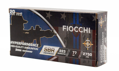 FIO HYPERFORMANCE SBR 223REM 77GR HPBT 20/10