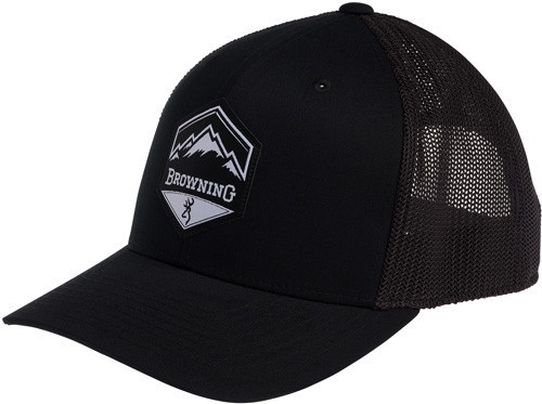 BROWNING CAP MOUNTAIN BUCK LOGO BLK W/PTCH BCKMK LOGO ADJ