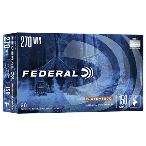 FED POWER-SHOK 270WIN 150GR SP RN 20/10