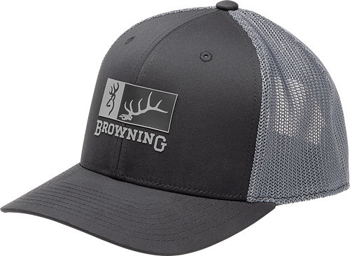 BROWNING CAP ELK RIDGE 110MESH BACK REC PATCH BLACK/GRAY