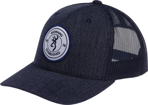 BROWNING CAP SCOUT LOGO NAVY BLUE W/CIRCLE PATCH LOGO ADJ<