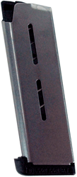 WILSON MAGAZINE OFFICER 45ACP 7RD W/STD. PAD STAINLESS
