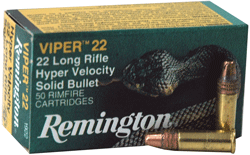 REMINGTON VIPER 22LR 36GR TC SOLID HYPER-VEL 50RD 100BX/CS