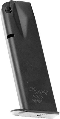 SIG MAGAZINE P226 9MM LUGER 15RD BLACK