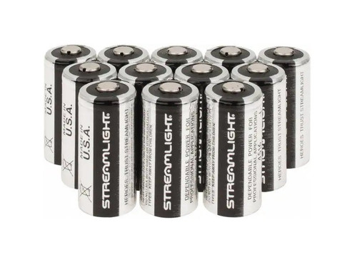 CR123A LITHIUM BATTERIES 12PK