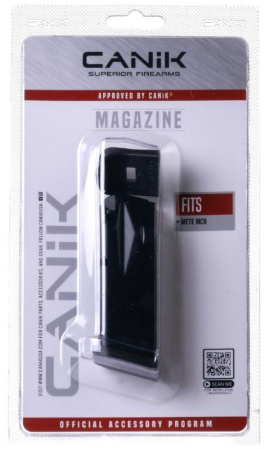 CANIK MAGAZINE METE MC9 MICRO COMPACT 9MM 12RD BLACK