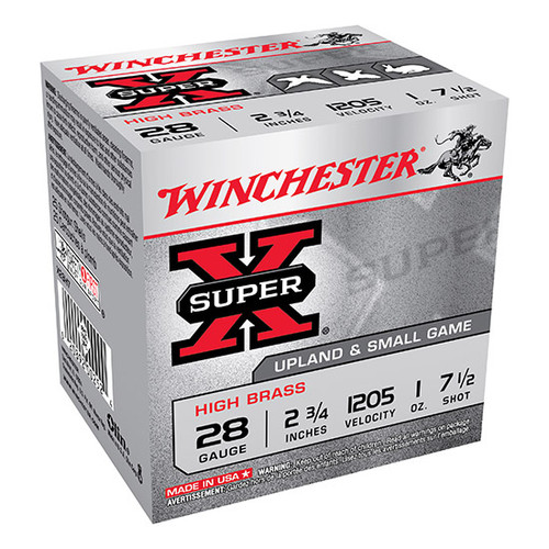 WIN SUPER-X UPLAND 28GA 2.75 1OZ #7 25/10