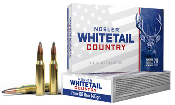 NOS WHITETAIL COUNTRY 7MM-08 140GR SB SP 20/10