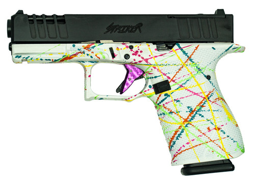 GLFA 19 STRIKER 9MM 4 SPLATTER WHITE OR 15RD