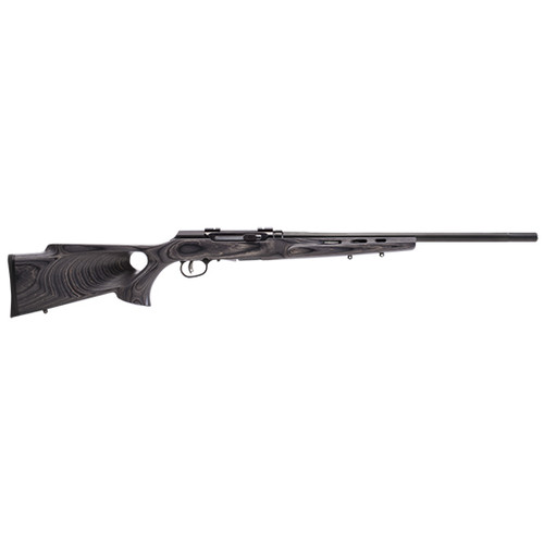 SAV A17 TARGET THUMBHOLE 17HMR 22 HVY GRAY LAMIN