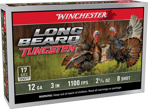 WIN LONG BEARD TS17 TKY 12GA 3 2.25OZ #8 5/10