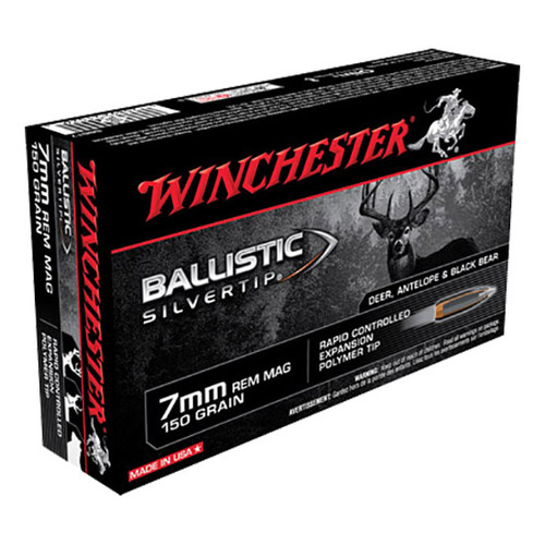 WIN BALLISTIC SILVERTIP 7MMREM 150GR BST 20/10
