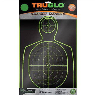 TRUGLO TRU-SEE TARGETS HANDGUN 12X18 6PK