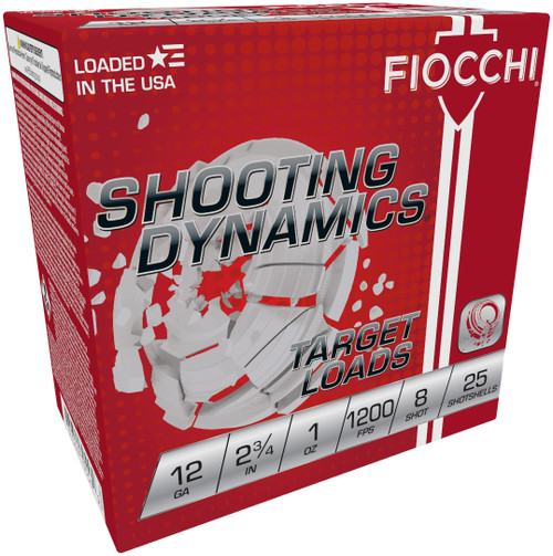 FIO SHOOTING TARGET 12GA 2.75 1OZ #8 25/10