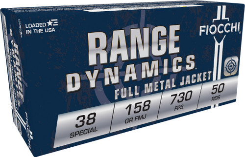 FIO RANGE 38SPL FMJ 158GR MC 50/20
