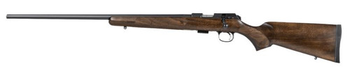 CZ 457 AMERICAN LH 22WMR 24.5" BLUED BARREL WALNUT STK