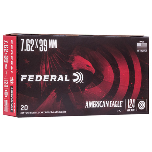 FDR 7.62X39 124GR AE FMJ 20RD