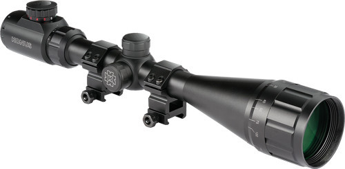 KONUS SCOPE FIGHTER 4-16X50 W/RINGS AO ILLUMINATED BDC BLK