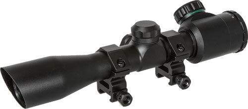 TRUGLO CROSSBOW SCOPE 4X32 BLACK WITH RINGS