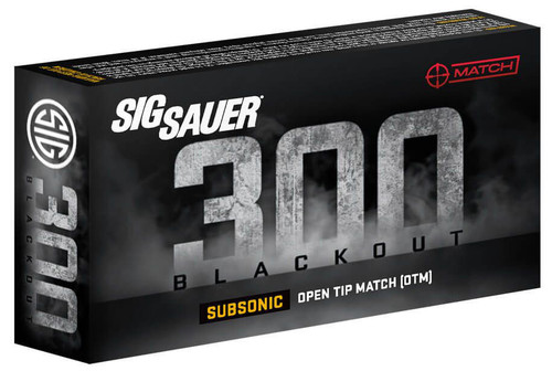 SIG AMMO 300BLK 220GR MATCH SUBSONIC 20RD
