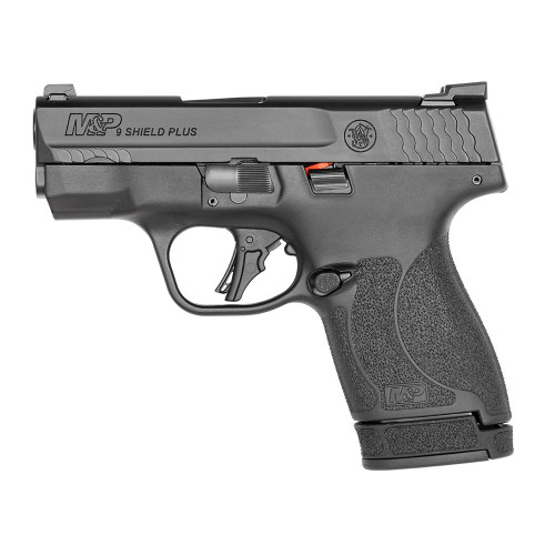 S&W M&P9 Shield Plus Handgun 9mm Luger 10rd Magazine 3.1" Barrel Night Sights No Manual Safety Black USED