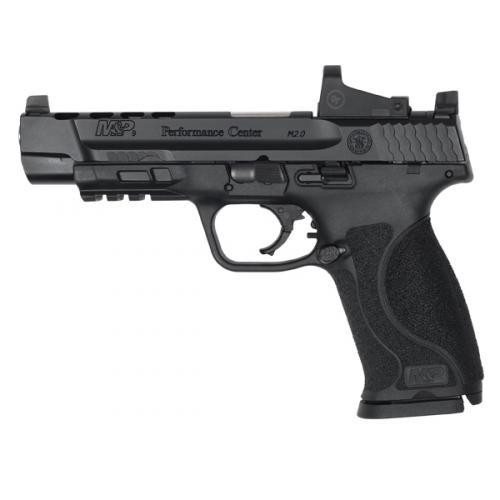 S&W Performance Center M&P 9 M2.0 Handgun 9mm Luger 17rd Magazine 5" Barrel with Crimson Trace Red Dot Optic USED