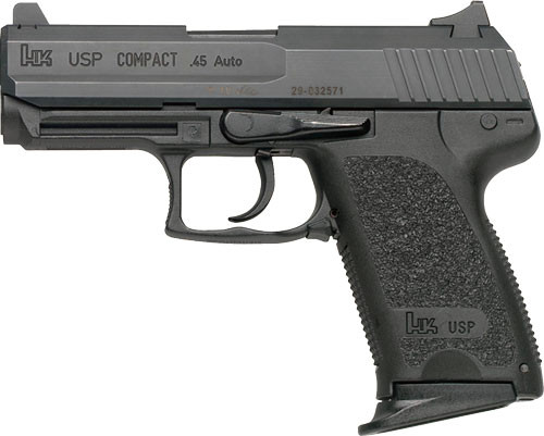 HK USP45 COMPACT V7 DAO 45ACP 3.94" BBL 2-8RD BLACK<