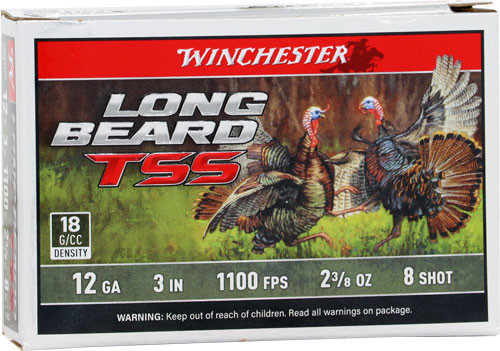 Winchester Long Beard TSS Shotshells 12ga 3" 2-3/8oz 1100 fps #8 5/ct