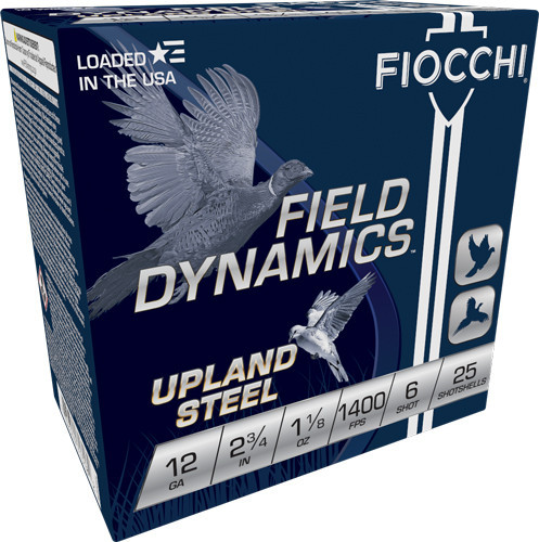 FIO UPLAND GAME 12GA 2.75 1-1/8OZ #6 25/10