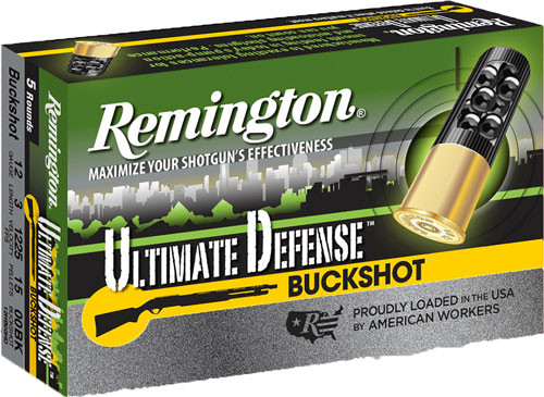 REMINGTON ULTIMATE DEFENSE 12GA 3" 00 BUCK 5RD 20BX/CS