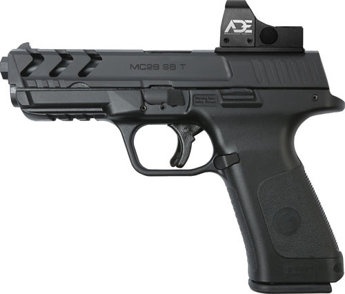 GIRSAN MC28SA 9MM ADJ. SGT W/OPTIC 17-SHOT BLACK POLY<