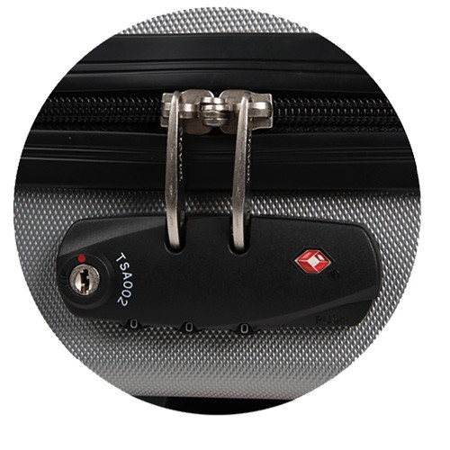 BULLDOG POLYCARBONATE PISTOL CASE W/ TSA COMO LOCK GREY 9"