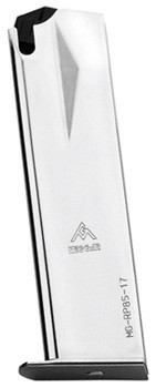 MEC-GAR MAGAZINE RUGER P85/89/ 93/94/95/PC9 9MM 17RD NICKEL