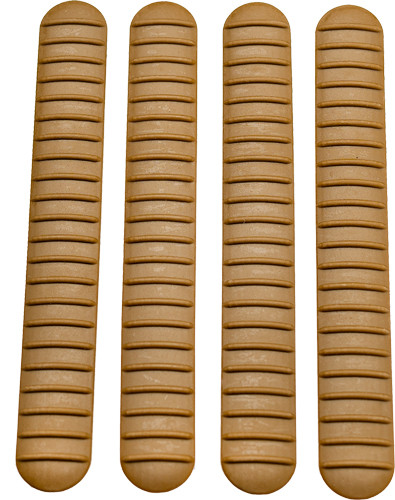 B5 SYSTEMS RAIL COVER M-LOK COYOTE BROWN 3 SECTION 4-PACK