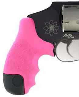HOGUE GRIPS S&W J FRAME RB CENT./POLY BODYGUARD PINK