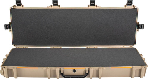 PELICAN VAULT DOUBLE RIFLE CASE W/ WHEELS/FOAM 53" TAN