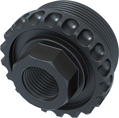 LANTAC ADC DIRECT THREAD 1/2-28 HUB TITANIUM