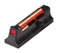HIVIZ PISTOL FRONT SIGHT FOR RUGER LCR REVOLVER RED