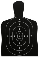 B/C TARGET EZE-SCORER 12"X18" BC27 SILHOUETTE 10 TARGETS